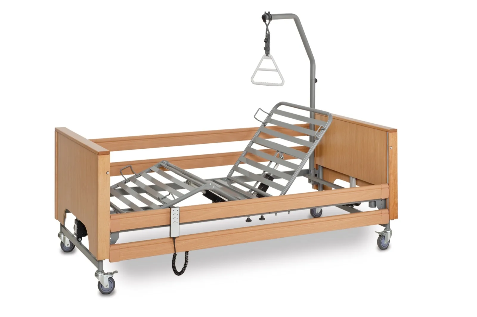 Lit médicalisé électrique réglable en hauteur, disponible à la location et à la vente chez Noden Medical Market à Sarcelles